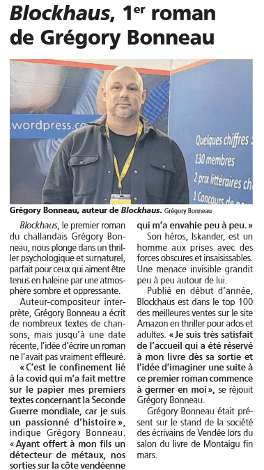 Blockhaus, un premier roman entre thriller psychologique et surnaturel