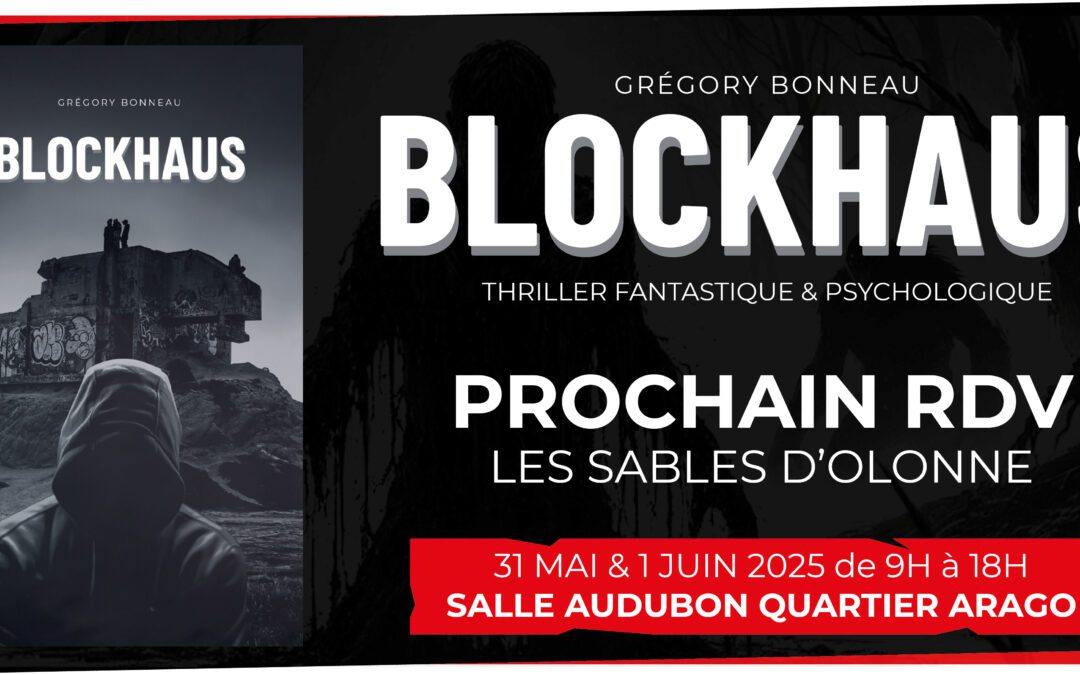 BLOCKHAUS : Prochain rendez-vous littéraire aux Sables d’Olonne