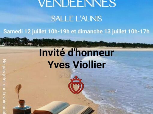 📚 Je serai au Salon du Livre de La Tranche-sur-Mer le 13 juillet pour vous présenter Blockhaus