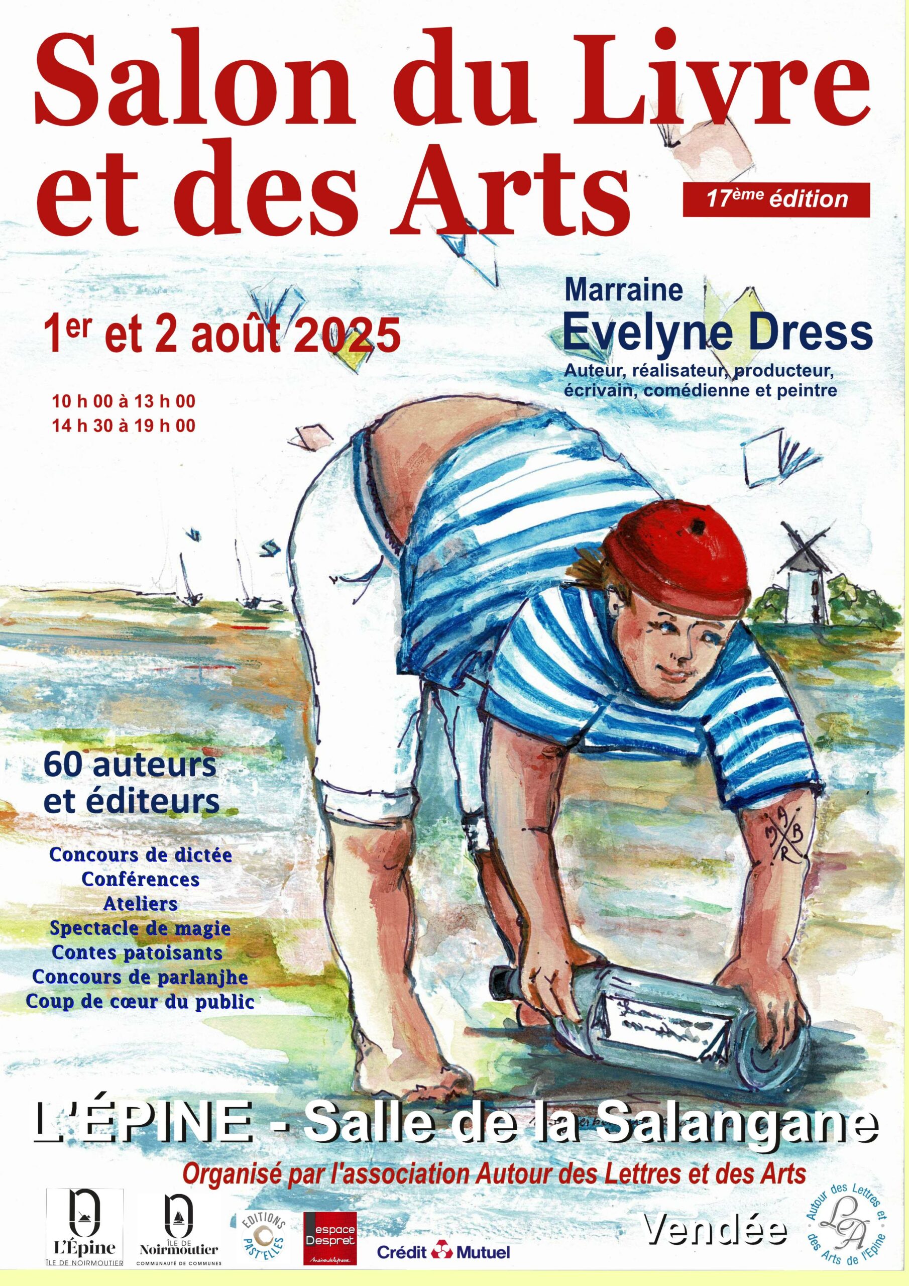 📚 Salon du Livre et des Arts à L’Épine – Noirmoutier : Rendez-vous les 1er et 2 août 2025
