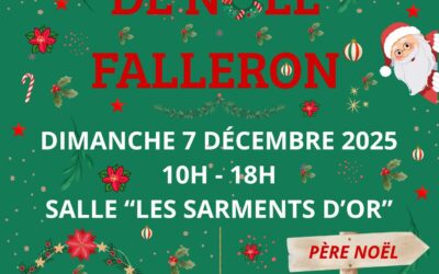 Présent au Marché de Noël de Falleron avec Blockhaus – J-18 avant Noël