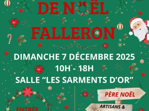 Présent au Marché de Noël de Falleron avec Blockhaus – J-18 avant Noël