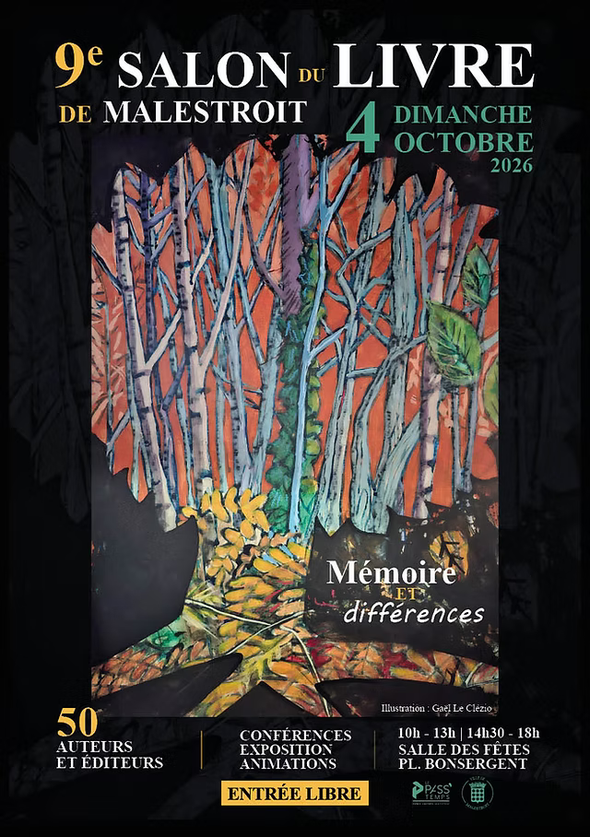 Salon du Livre de Malestroit 2026 : Grégory Bonneau en dédicace