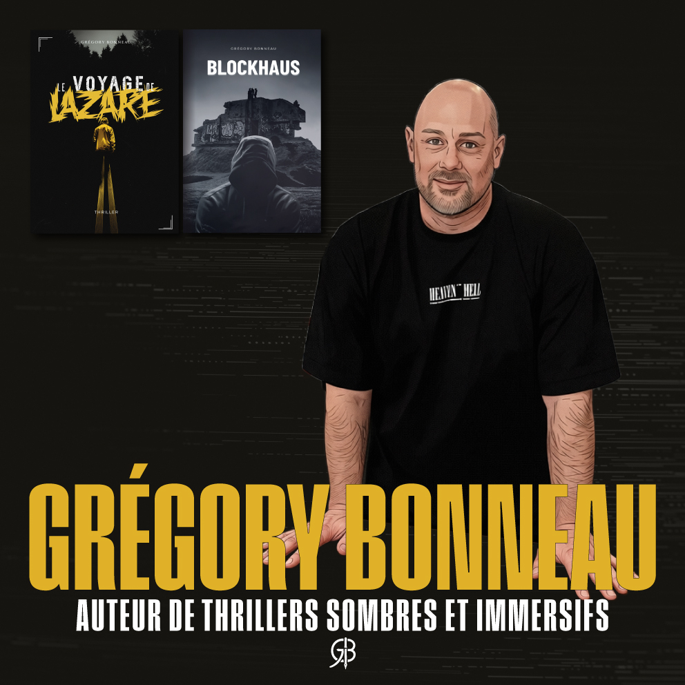 Grégory Bonneau : auteur vendéen de thrillers | Agenda des dédicaces 2026-2027