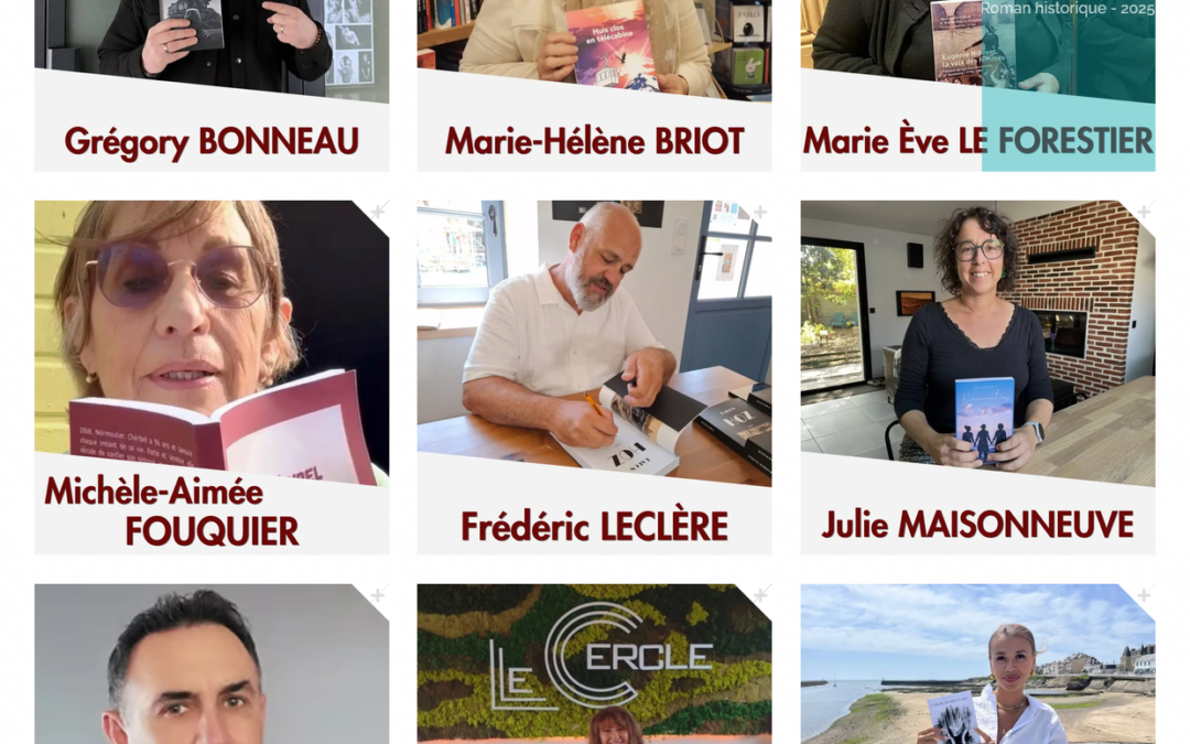 Grégory Bonneau à la rencontre des écrivains locaux de Saint-Hilaire-de-Riez
