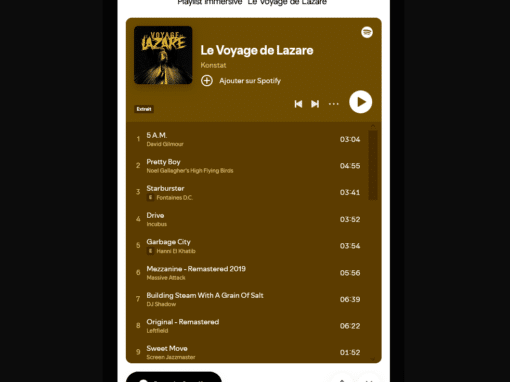 Le Voyage de Lazare : la playlist officielle du roman